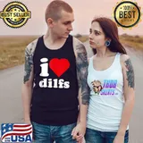 I Heart Dilfs Porn Lover Mature Sexy Single Mom Fans Meaning T-s Tank Top