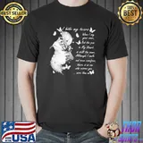 I Hide My Tears Heartwarming Cats Butterfly Shirt Unisex