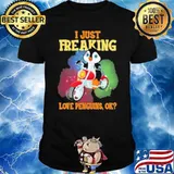 I just freaking love penguin motorcycle shirt