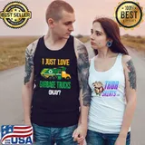 I Just Love Garbage Truck Costume Recycling Garbage Truck T-s Tank Top
