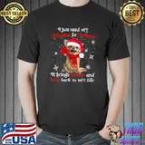 I just need my chihuahua for warm Christmas T-Shirt