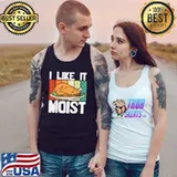 I LIKE IT MOIST Shirt Thanksgiving Costume Turkey Leg Day T-Shirt Tank Top