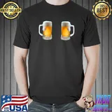 I love beer cool beer lover koozie beer glass T-s Unisex