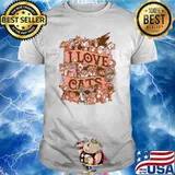 I love cats tom and Meowth shirt