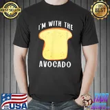 I'm With The Avocado Halloween Kids Costume Matching Couple T-Shirt