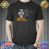 I'm With The Witch Funny Couples Husband Halloween Costume T-Shirt Unisex