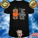 I Teach The Cutest Pumpkins In The Patch Fall Season Teacher T-Shirt