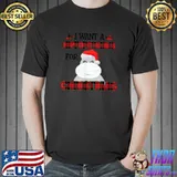 I Want A Hippopotamus For Christmas Hippo Buffalo Plaid T-Shirt