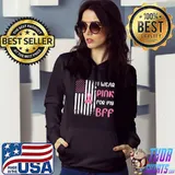 I Wear Pink For My Bff Breast Cancer Pink Ribbon T-Shirt