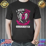 I Wear Pink In Memory Of Goddaughter Breast Cancer Graphic T-Shirt