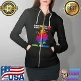 If I Hit It Right It's A Slice If I Hit It Left It's A Hook Straight It's Miracle Colorful Shirt Full Zip Hooded