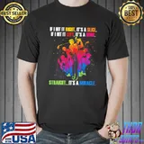 If I Hit It Right It's A Slice If I Hit It Left It's A Hook Straight It's Miracle Colorful Shirt Unisex