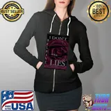 Illcurrency Dark Pink Rose I Don't Believe Your Lies Shirt Full Zip Hooded