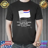 Im very highly educated i know colors i have the best colors american flag s Unisex