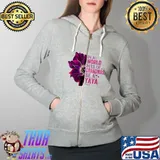 In A World Full Of Grandmas Be A Yaya Cute Floral Family T-Shirt Full Zip Hooded