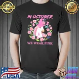 In October We Wear Pink Horse Flower Shirt