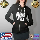 Independence Day Team Roping July Of 4Th Us Flag Shirt Full Zip Hooded