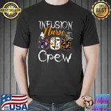 Infusion Nurse Boo Crew Halloween Infusion Nurse Costume T-Shirt Unisex