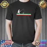 Italian Walleye Fishing Italy Flag Italian Fisherman Cool T-Shirt