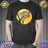 Jack O Lantern Scary Moon Flying Skull Pumpkin T-Shirt