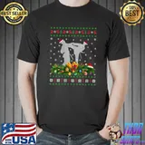 Judo Martial Art Lover Xmas Santa Hat Ugly Judo Christmas T-Shirt