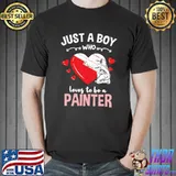 Just A Boy Who Loves To Be A Painter T- Unisex