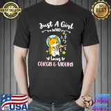 Just A Girl Who Loves Corgis And Violins T-Shirt Unisex