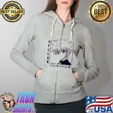 Killua Japanese Anime Hunter s Full Zip Hooded