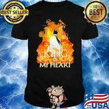 King of my heart gifts for penguin lovers shirt