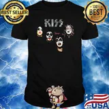 Kiss band rock music shirt
