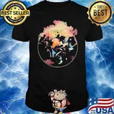 Kiss smoke rock music shirt