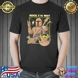 Knight Baby Yoda Rock Is The Way Shirt