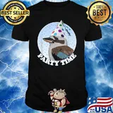 Kookaburra Bird Birder Birdlover Party Time Animal Biologist T-Shirt