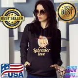 Labrador Love Labrador Retriever T-s Hoodie