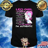 Leo Girl I Am 100 Me I Am Not Perfect I'm Authentic Shirt