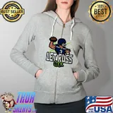 Let Russ Cook Go Hawks Seattle Seahawks s Full Zip Hooded