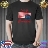 Let's Go Brandon American Anti Liberal US Flag T-Shirt