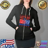 Let's go brandon american flag Joe Biden chant T-s Full Zip Hooded