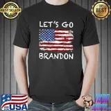 Let's Go Brandon Anti Liberal US Flag T-shirt
