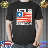 Let's Go Brandon Baseball Bat US Flag Funny Gift Idea 2022 T-Shirt