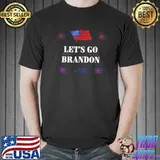 Let's Go Brandon Biden Anti Liberal US Flag T-Shirt