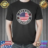 Let's Go Brandon Chant Anti Liberal US Flag T-Shirt