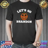Let's Go Brandon Chant Halloween Pumpkin in Glasses T-Shirt