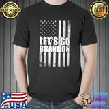 Let's Go Brandon Conservative Anti Liberal US Flag classic T-Shirt