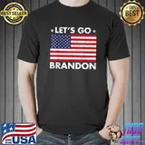 Let's Go Brandon Conservative US Flag Funny Gift Idea 2022 T-Shirt