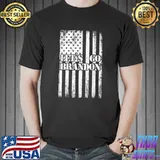 Let's Go Brandon Conservative US Flag Funny Gift Idea T-Shirt