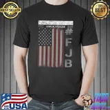 Let's Go Brandon FJB American flag T-Shirt