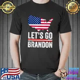 Let's Go Brandon Flag Sunglasses Funny Anti Bien Club T-Shirt