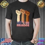 Let's Go Brandon Lets Go Brandon Hands US Flag T-Shirt
