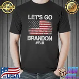Let's Go Brandon Liberal US Flag T-Shirt